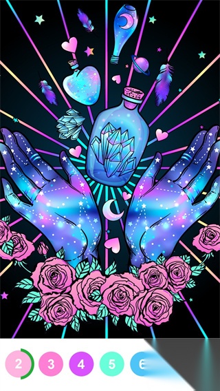 乐涂数字填色图2