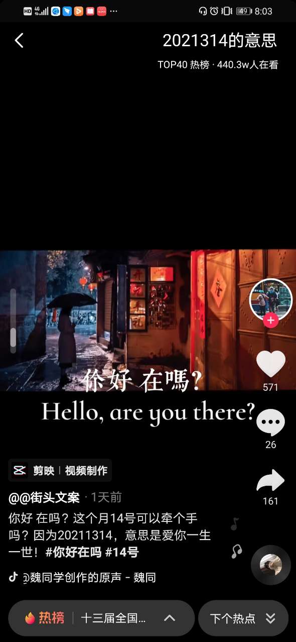 2021314意思是爱你一生一世图片图5