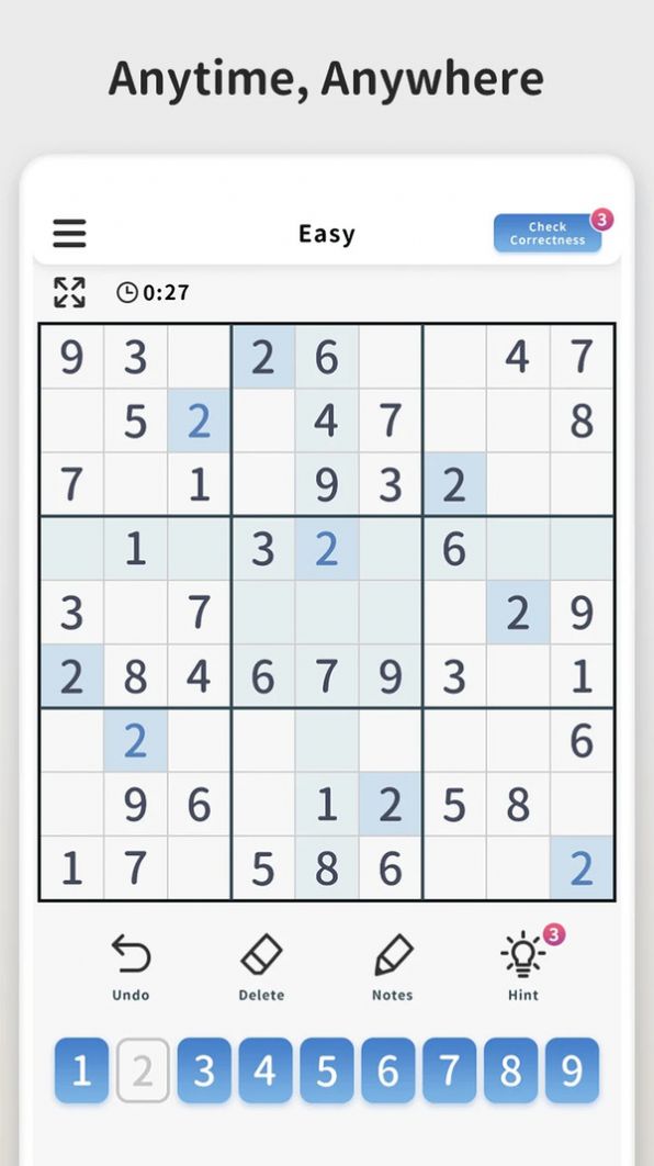 数独难题游戏安卓最新版  v1.0.0图1