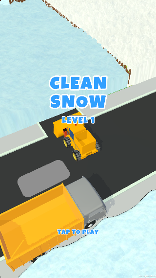 清洁雪地3D图1