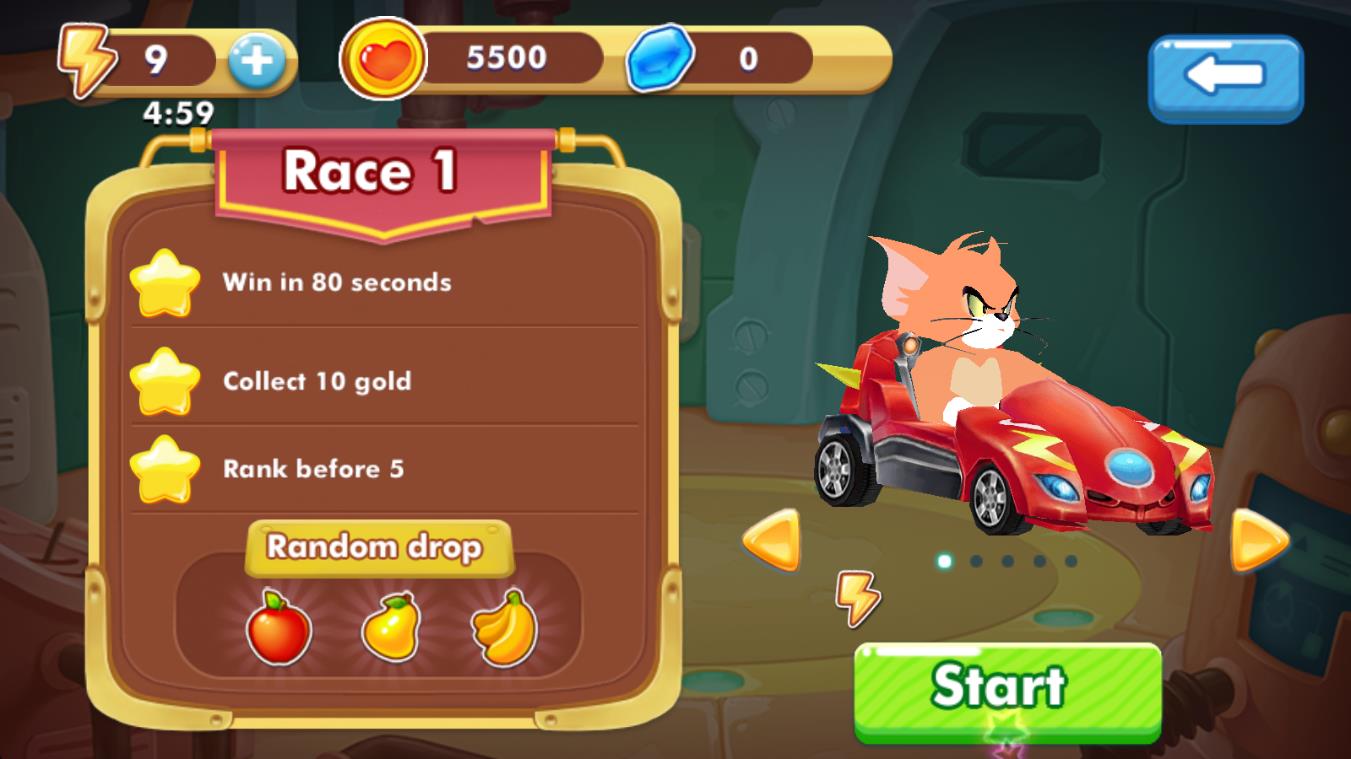 猫汤姆速度卡丁车图1