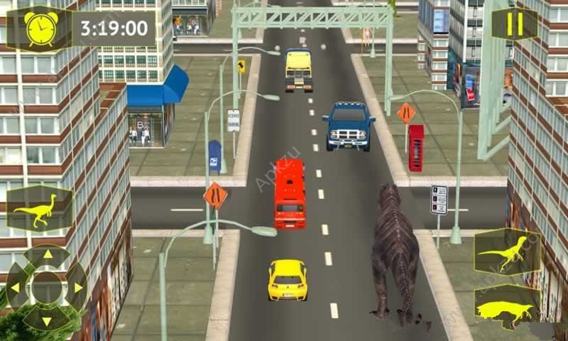 野生恐龙攻击城市模拟器游戏图3