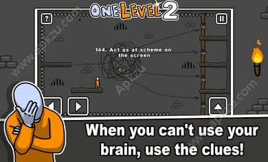One Level 2火柴人越狱游戏关卡全安卓版 v1.1图1
