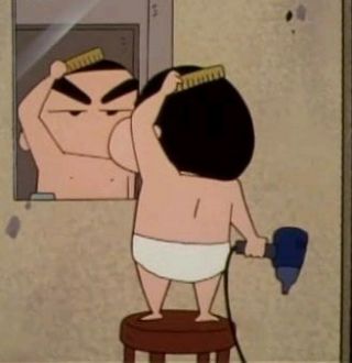 都几点了小新还在睡表白表情包图2