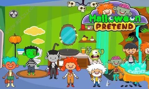 万圣节假面游戏下载安卓版（Pretend Halloween）  v1.1图1
