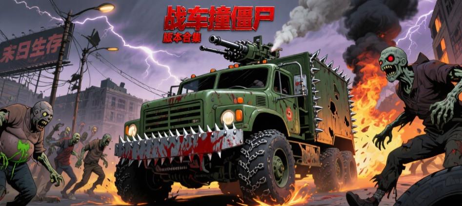 战车撞僵尸版本合集