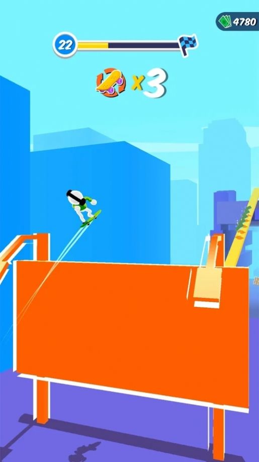 火柴人滑板英雄游戏中文安卓版  v0.1图4