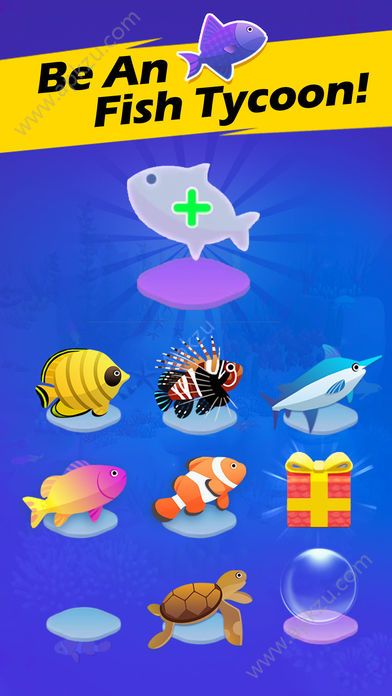 养鱼大亨我的水族馆游戏官方最新中文版（FishMerge）  v1.0.1图3