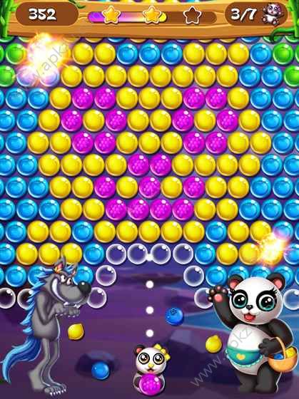 国宝熊猫泡泡拯救金币安卓版（Panda Jungle Bubble Shooter）  v1.2图3