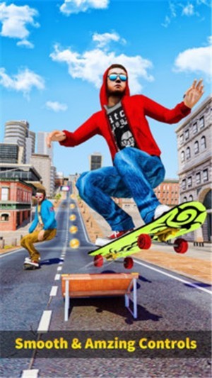 滑板奔跑游戏图2