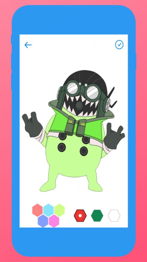 给糖豆人着色游戏图1