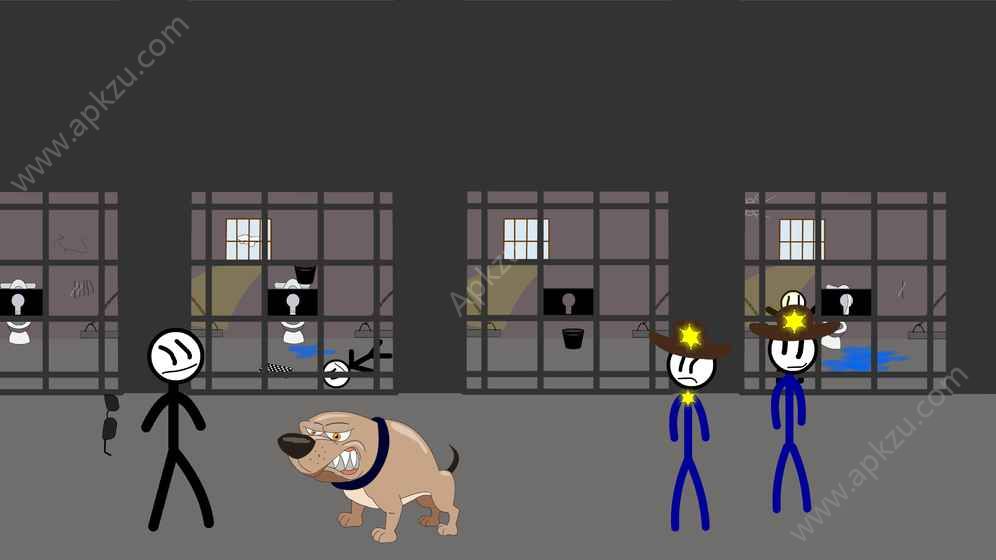 火柴人越狱5游戏中文汉化版(Stickman jailbreak 5) v1.0图1