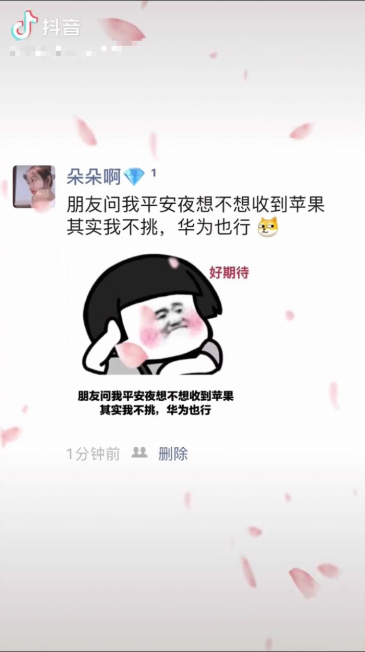 朋友问我平安夜想不想收到苹果图片图2