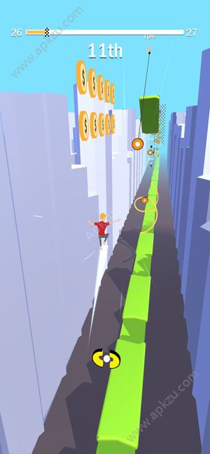 抖音蜘蛛摇摆游戏安卓中文版免广告下载(Cable Swing) v1.0.3图1