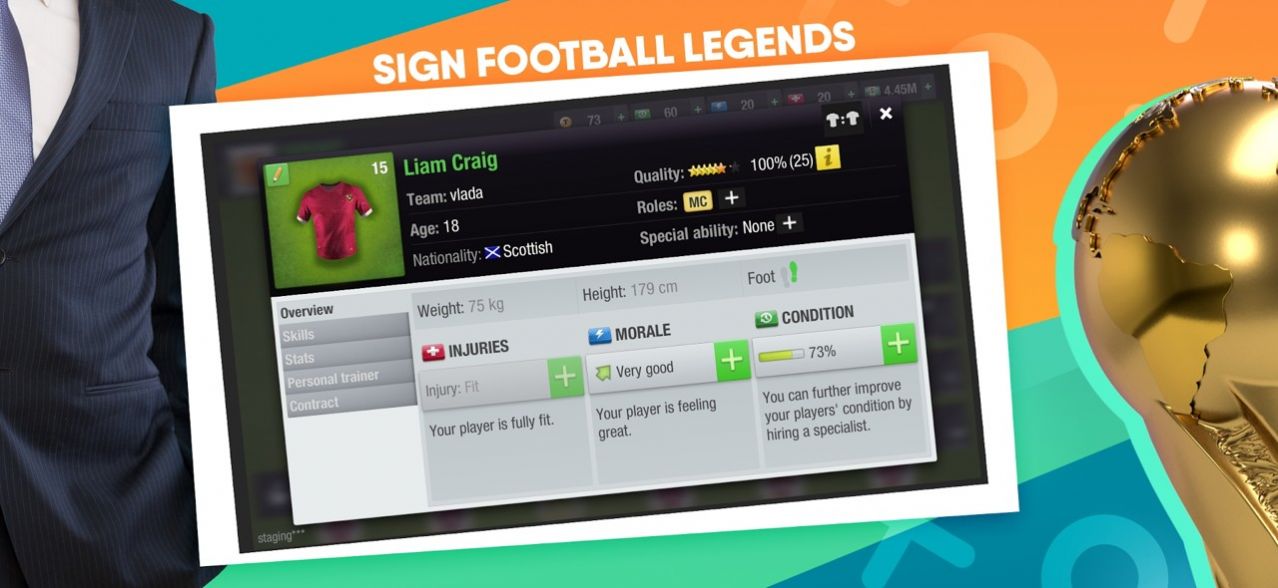 顶级阵容足球经理金币安卓版  v1.1.0图3