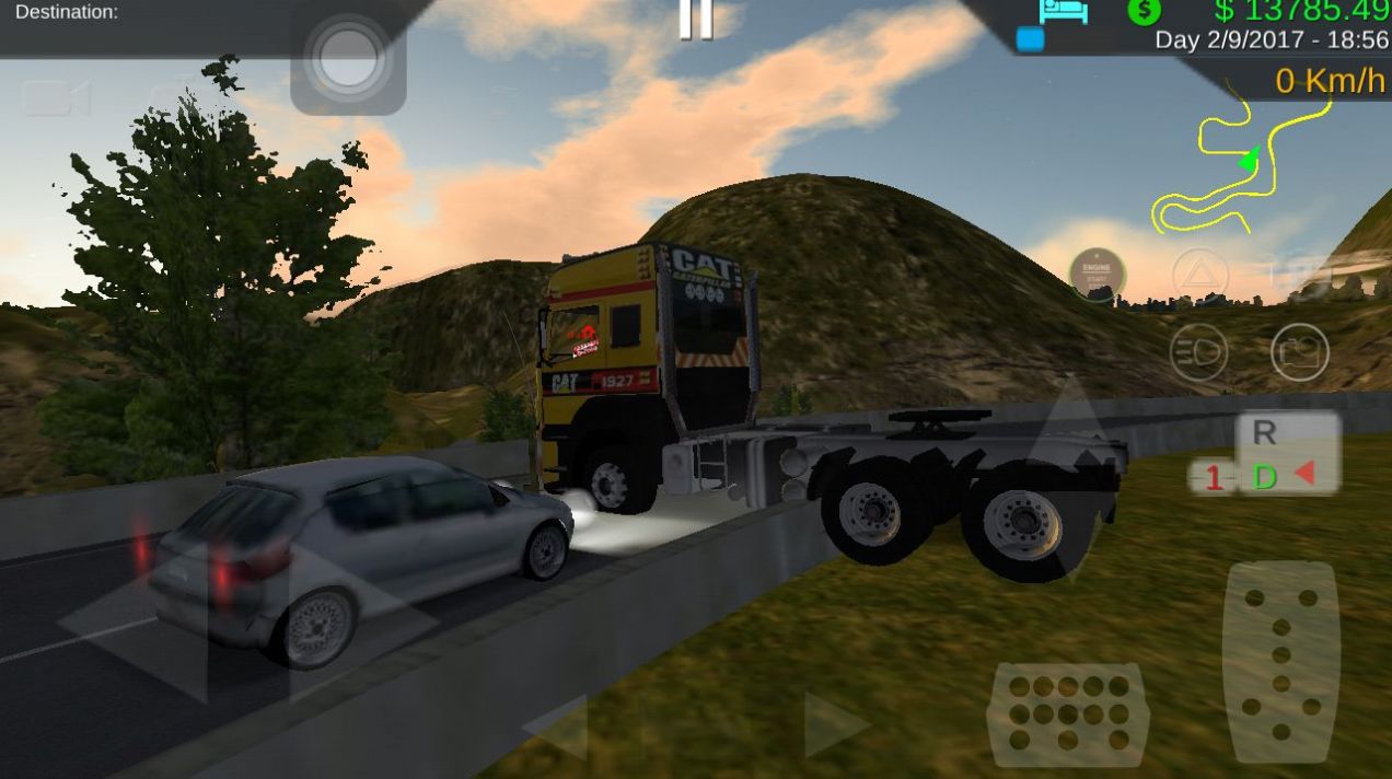 半挂车倒车游戏中文版下载手机版  v1.0图4