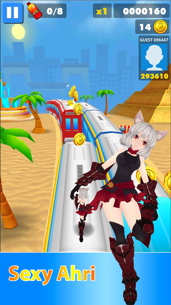 地铁美女跑酷金币安卓版 v1.0.1图1