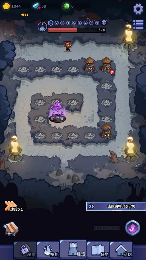放置塔防黑暗森林金币安卓版  v1.0.0图3