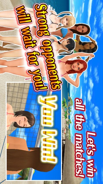 天堂沙滩：拍球与比基尼图2