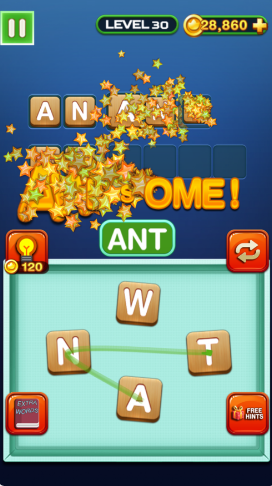 疯狂玩单词连连看游戏图1