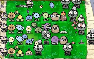 植物大战僵尸幼稚园版图1