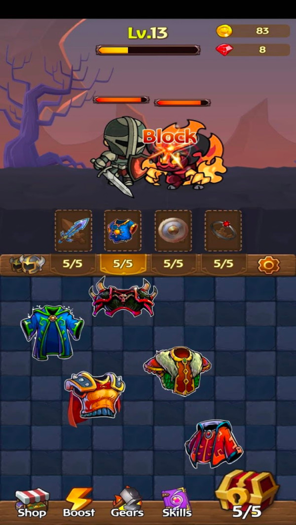 独奏小骑士金币钻石安卓版  v1.11图1