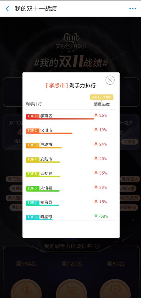 我的双11战绩入口图1