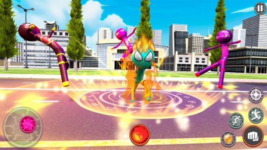 超级蜘蛛侠vs火柴人游戏最新安卓版  v1.0图2
