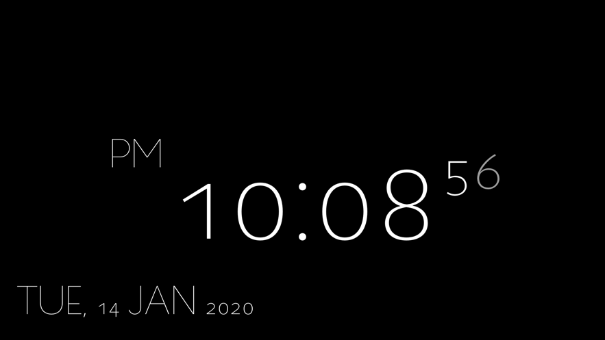 Minimalist Retro Clock app图4