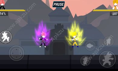 火柴人悟空格斗龙珠全中文安卓版  v1.6.8图1