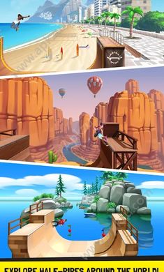 滑板运动员Flip Skater全完整安卓版  v1.06图2