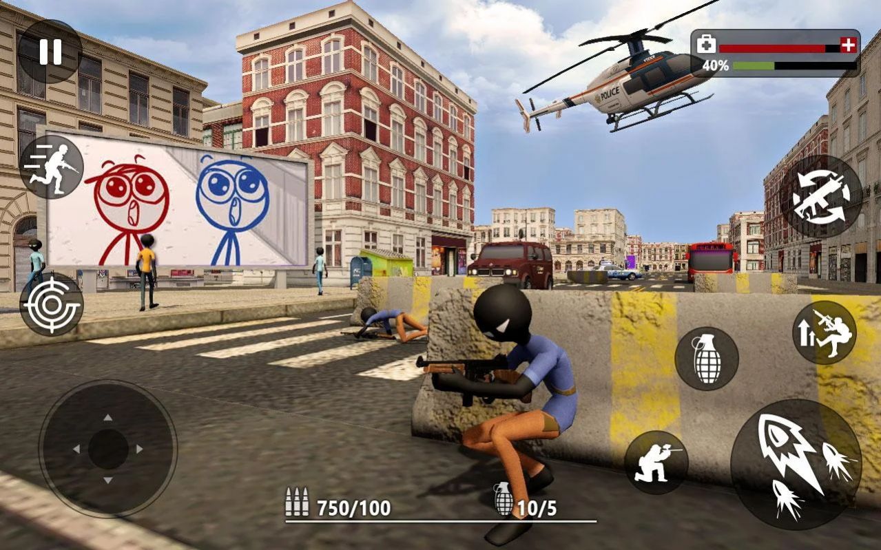 火柴人圣安地列斯游戏安卓官方版  v1.7图2