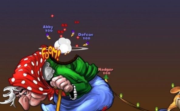 百战天虫大混战双人版图3