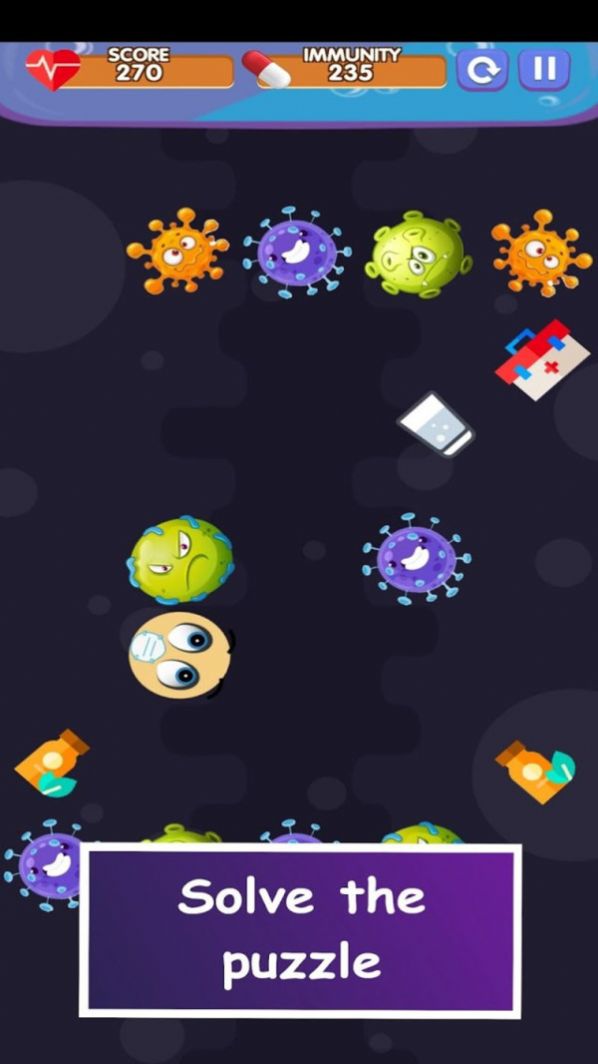 疯狂小病毒游戏安卓中文版  v1.0.1图1