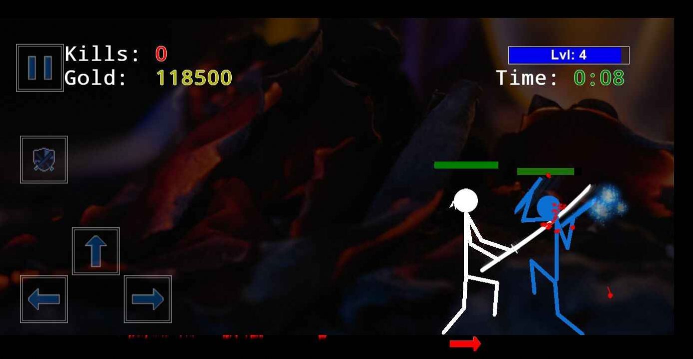 手绘火柴人格斗游戏安卓手机版  v1.2.5图1