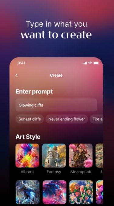 wombo dream ai绘画安卓版官方下载  v1.1.2图2