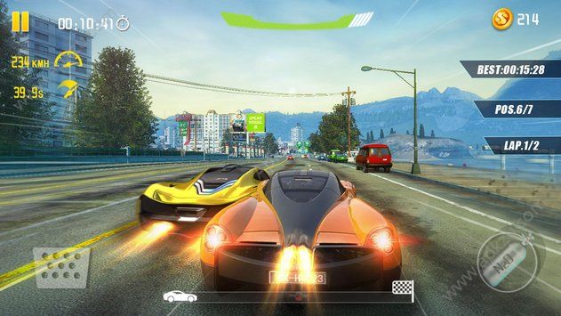 四轮驱动急速飘移安卓游戏中文版(4 Wheel City Drifting) v1.0图2