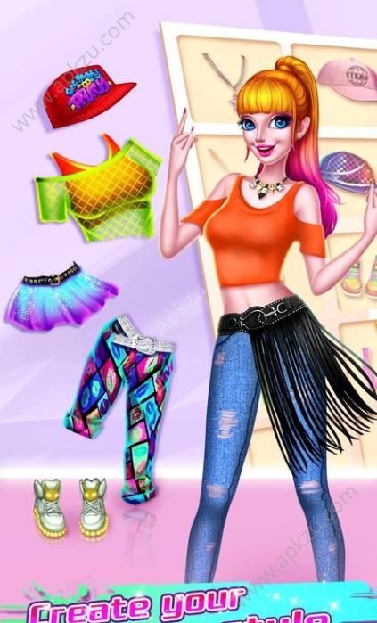 嘻哈女孩时尚换装游戏安卓下载  v1.1.3163图5