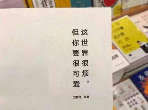 这个世界很烦但你要很可爱图片图4