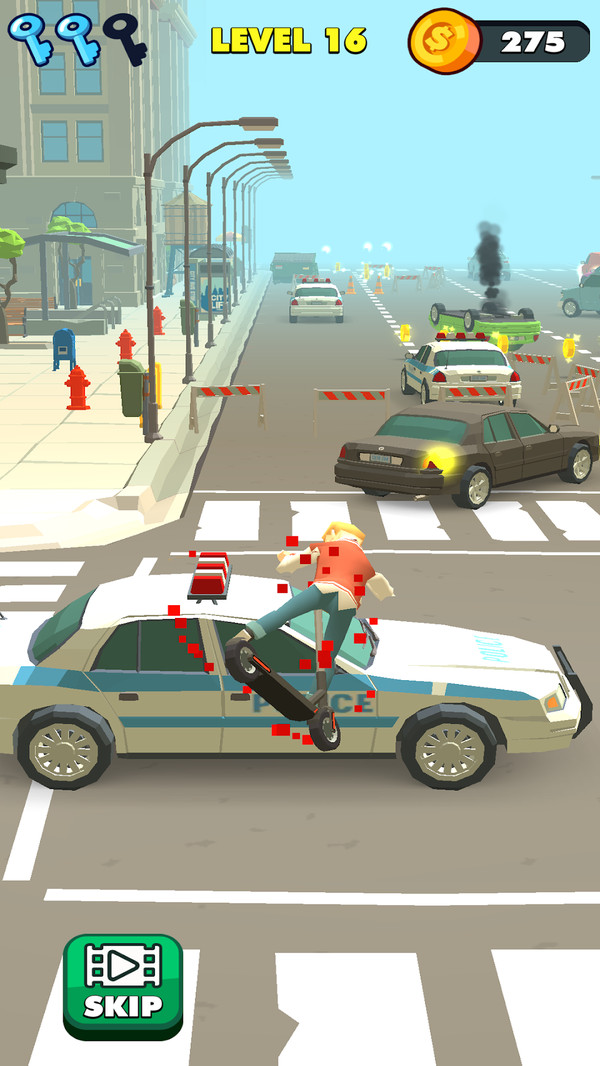 城市滑板车游戏图3