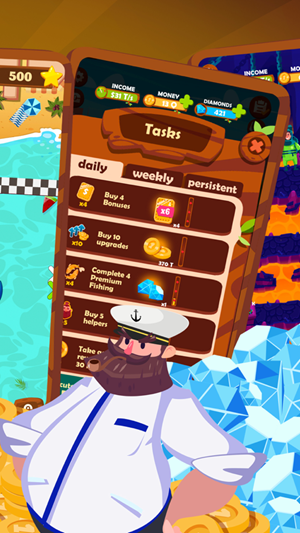 放置钓鱼大亨游戏中文版（Idle Fisher Tycoon）  v0.0.1图3