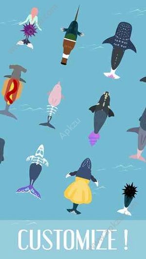 摇摆鲸鱼游戏下载安卓版（Wiggle Whale）  v1.8图1