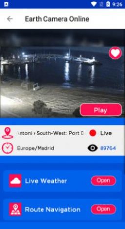 全球实况摄像头沙滩高清app官方版 v1.0图1