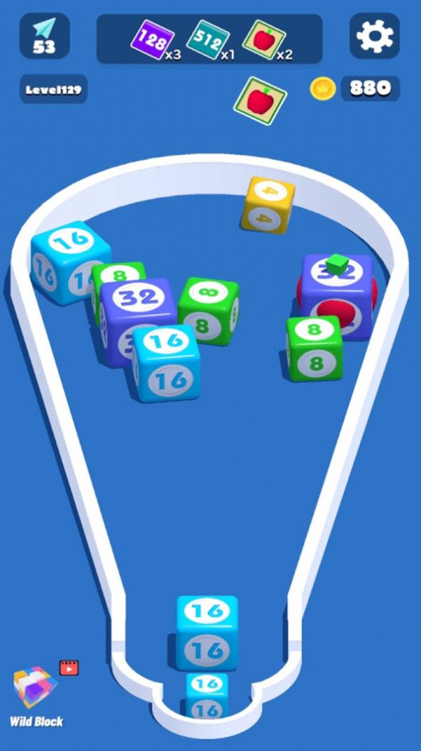 弹弓方块2048游戏图1