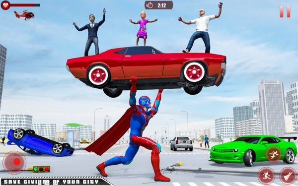 飞行英雄拯救城市游戏图3