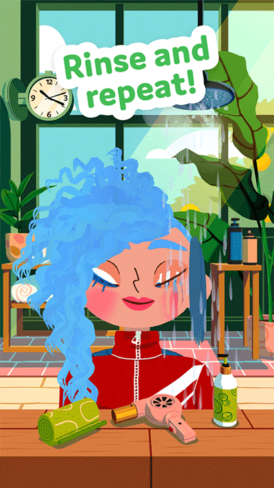 托卡沙龙美发4化妆版图1