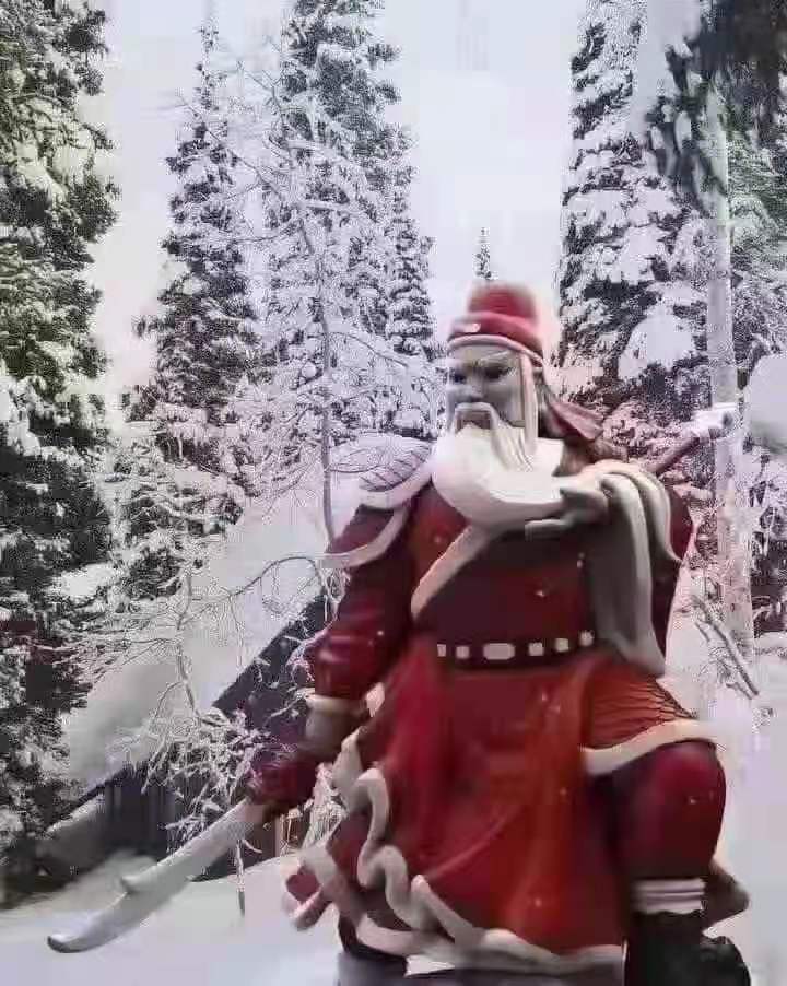 今年因为疫情的关系欧洲的圣诞老人没办法赶过来了请大家用亚洲的表情包图3