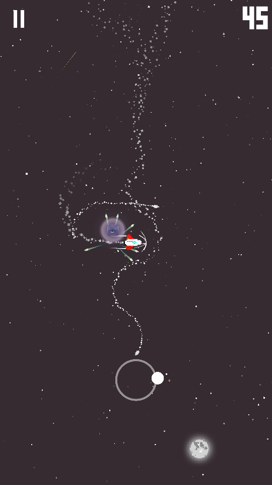 太空飞行像素火箭图1