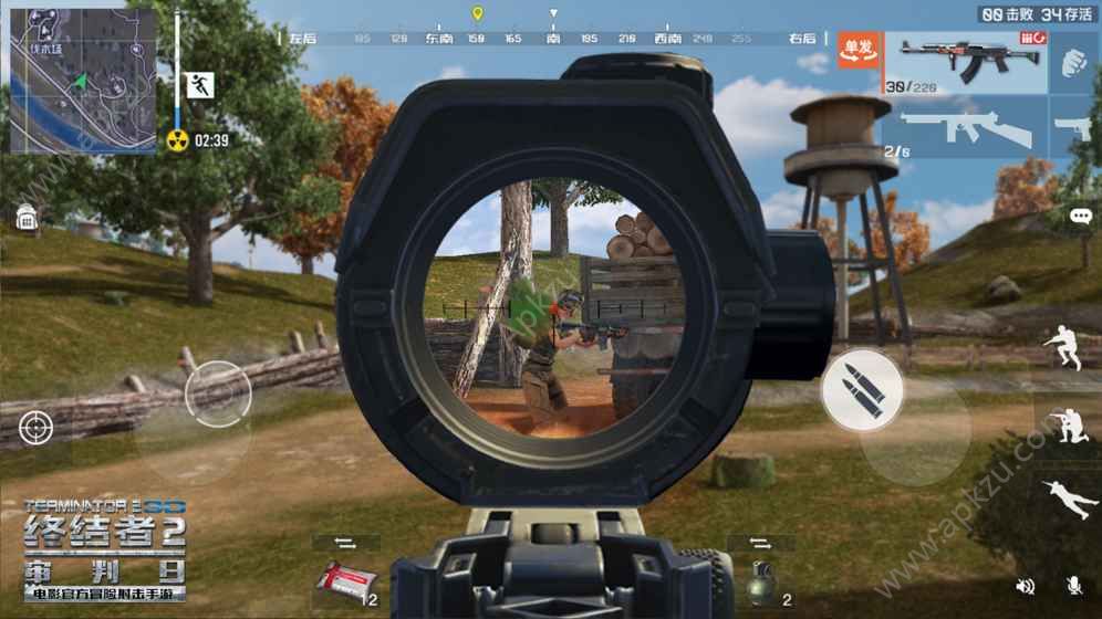 终结者2荒野大逃杀手游正版图2