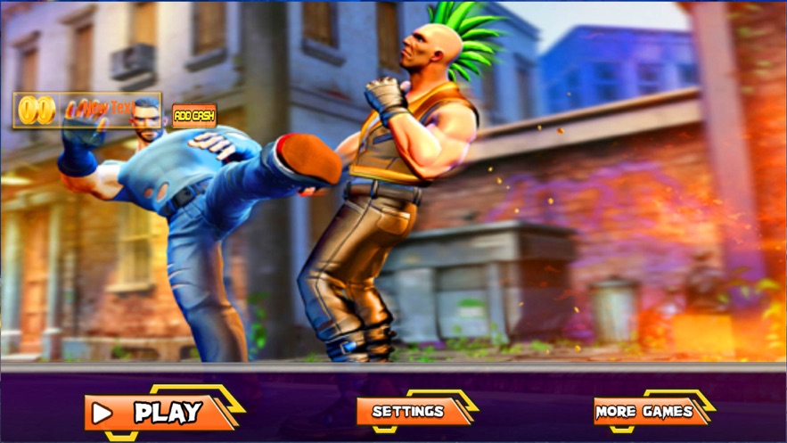 街头功夫对决游戏中文版（Street Kung Fu Fighting）  v1.0图3